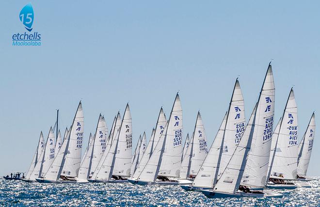 It was a magical Mooloolaba sailing day even with the shift south-westerly test even the very best in the 44-boat fleet.  © Teri Dodds